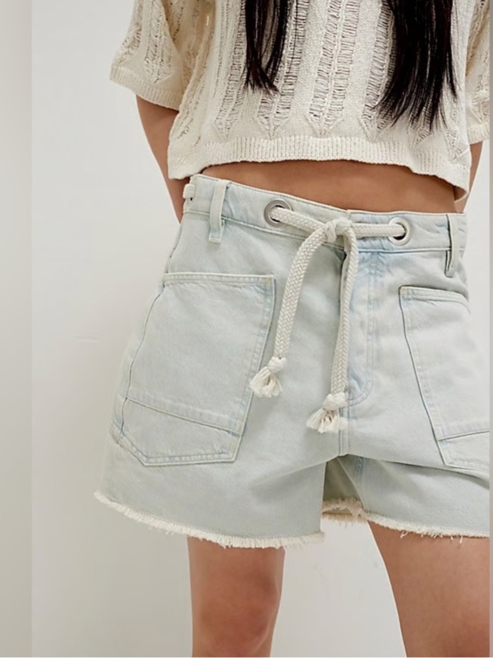 9141. We The Free Moxie Barrel Shorts - Picture 5 of 5